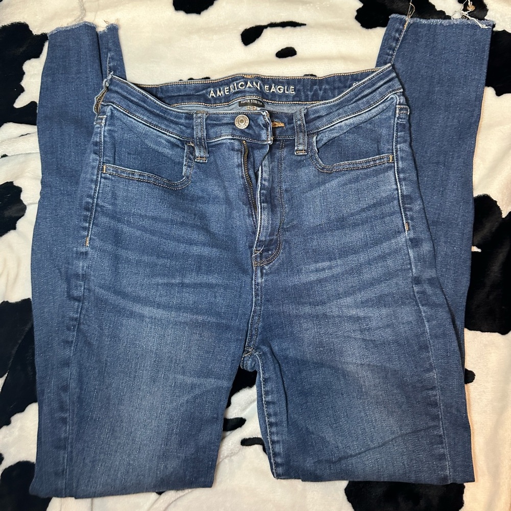 American Eagle super high rise cropped leggings size 6 (short)